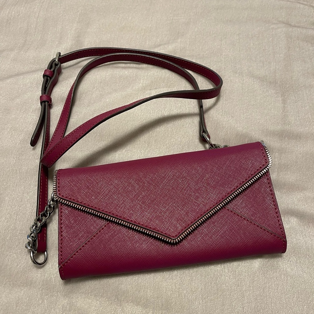 Rebecca Minkoff Red Crossbody Bag with Envelope Design